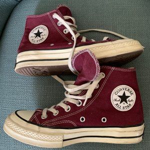 Burgundy Chuck Taylor Converse